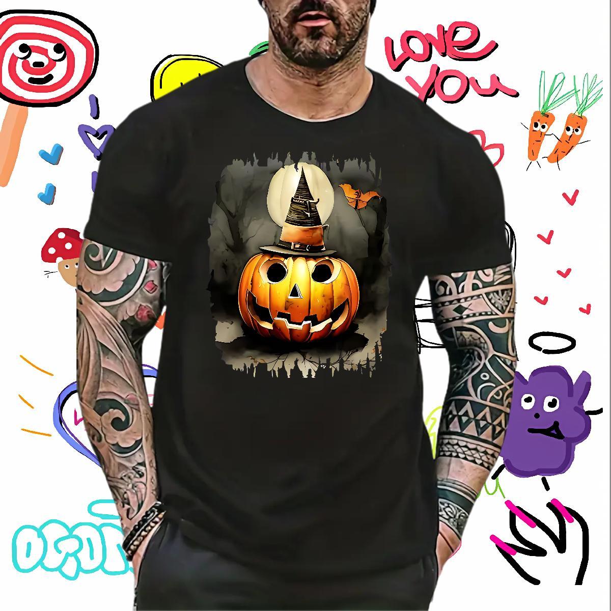 T-Shirts 100% Cotton 230g pumpkin Sports Casual O Neck Short Sleeves Customized Print Tshirts New Designer Wholesale Tees
