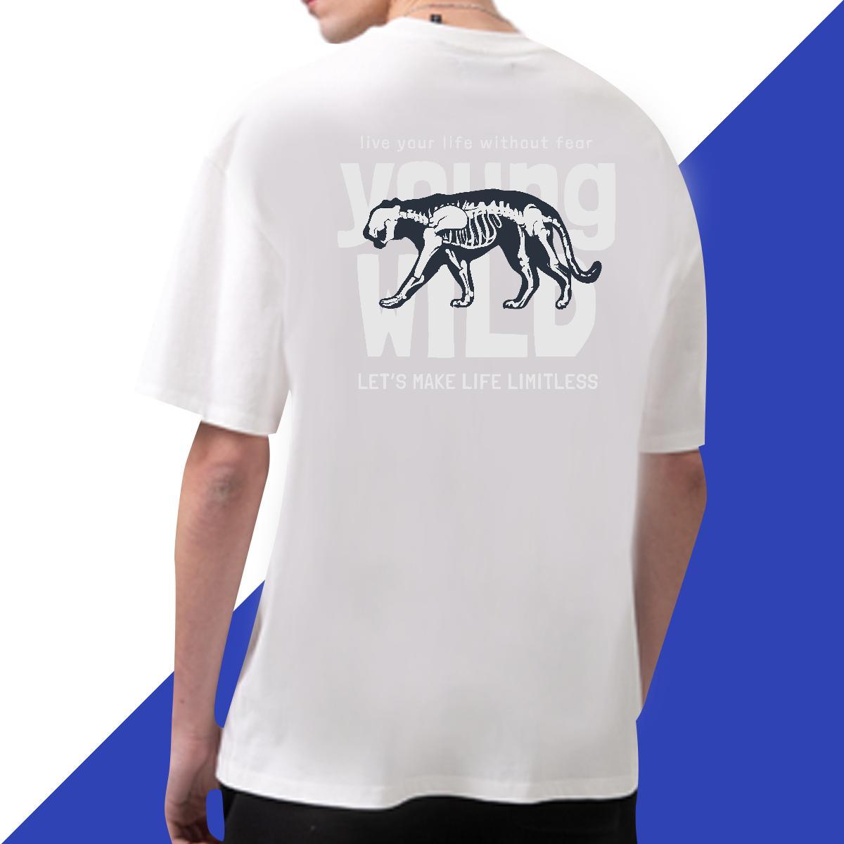 New Arrival Mens T Shirts 230g 100% Cotton Casual Beach Polos Short Sleeve O-Neck Loose Fit Couples T Shirts Graphic