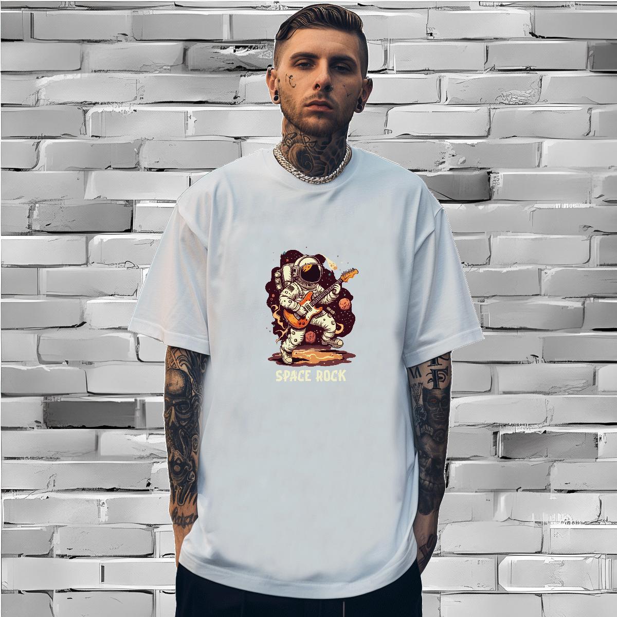 T-Shirts 230g Cotton universe Spring Summer Round Neck Short Sleeve Anime Print Men Tshirts Fashion Designer Free Shipping Tops Shirt