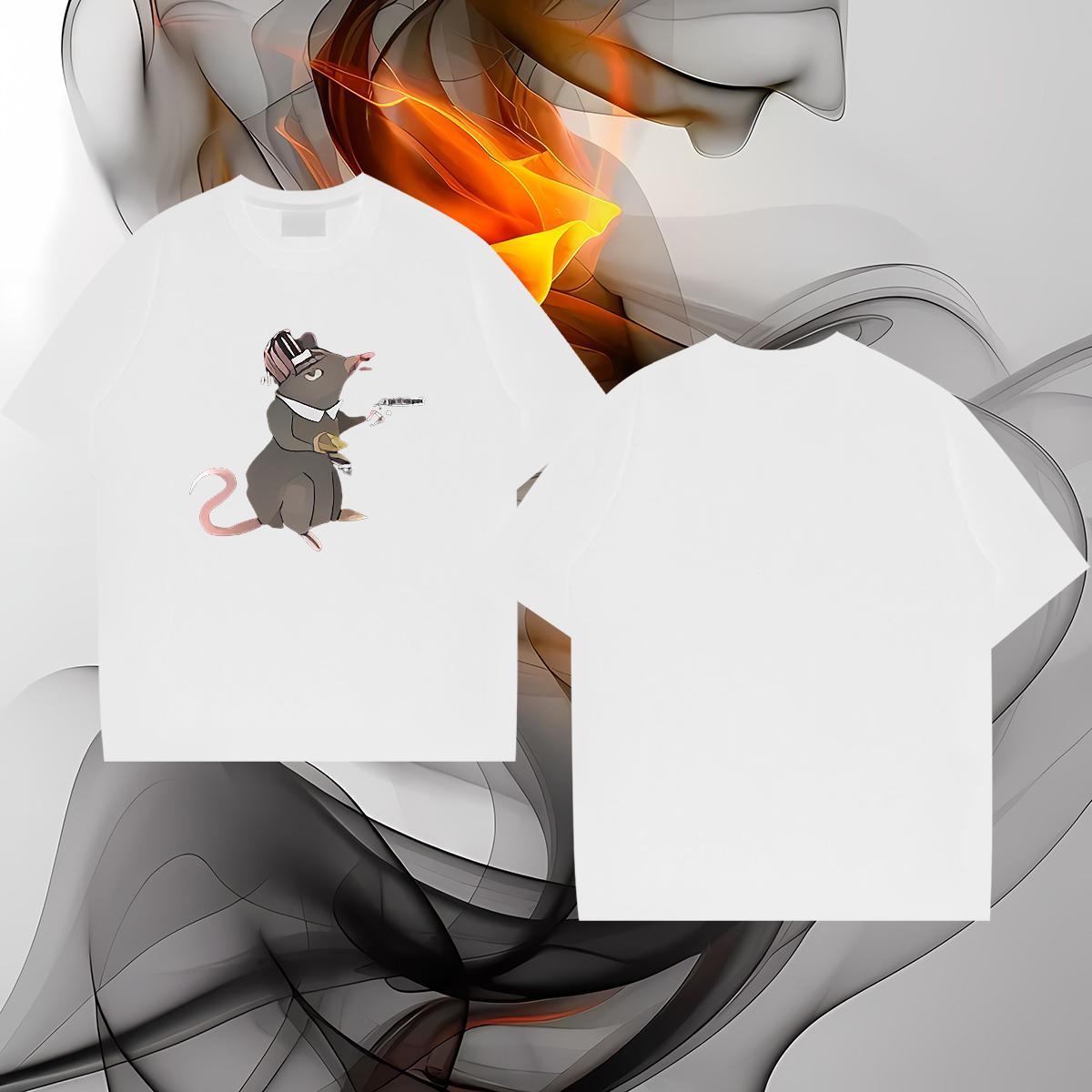 New Arrival T Shirts Men 230g Cotton mouse Beach Polos Breathable Crew Neck Free Shipping Mens Tshirts Graphic