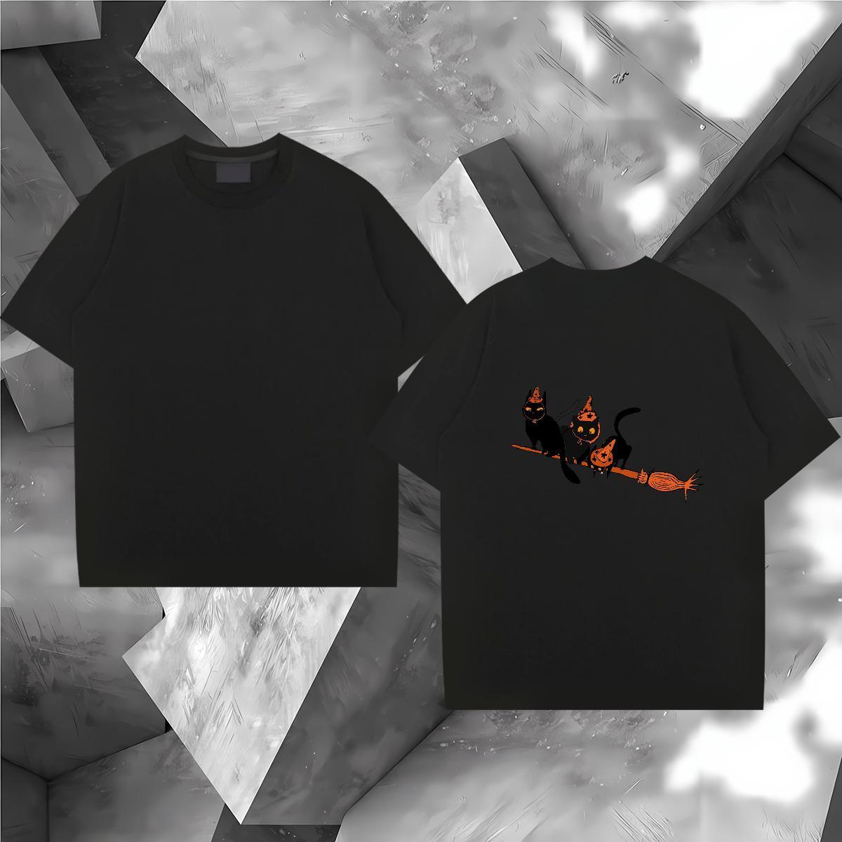 Classic Man T Shirts 230g Cotton Summer Casual Wear Short Sleeve Soft Free Shipping Mens Tshirts Cartoon Print