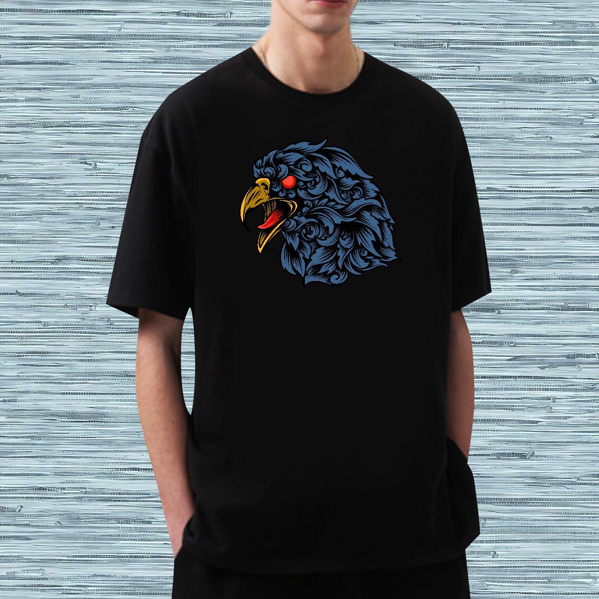 T shirt 100% Cotton 230g eagle Sport O-Neck Short Sleeve Custom Big Size Men Clothes T-Shirt Factory Direct Designer Tees Shirts