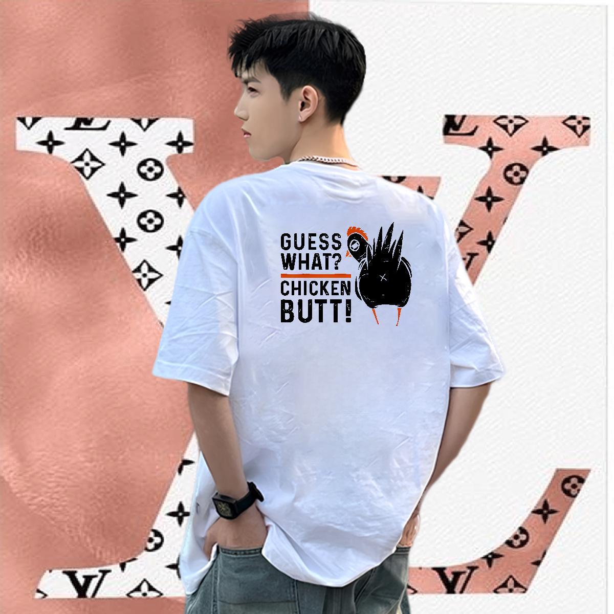 Free Shipping Man T Shirts 230g Cotton chicken Street Casual Clothings Crew Neck Designer Tshirts Custom Print Oversized