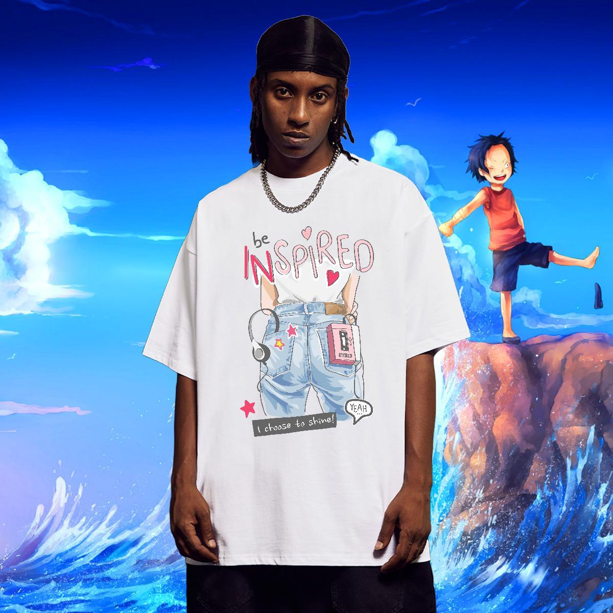 Popular Tshirt for Man Woman 100% Cotton 230g Hip Hop Street letter Custom Printing Round Neck Short Sleeve 2024 Men T Shirts Tees