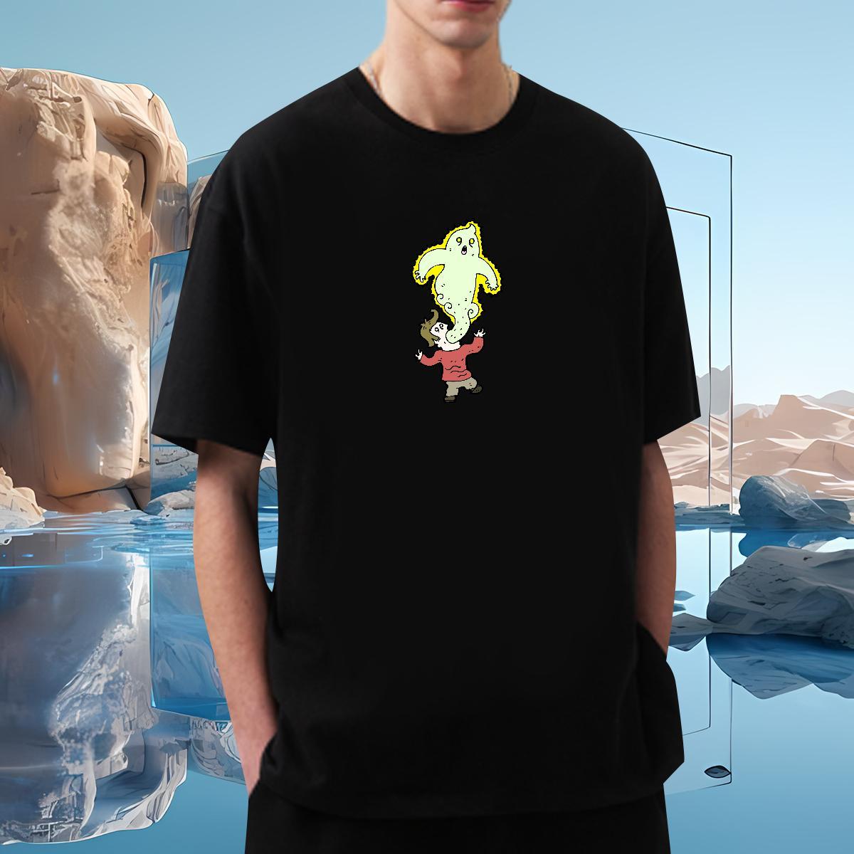 T-Shirts 230g Pure Cotton painting High Street Hip Hop Crew Neck Breathable Custom Printing Tshirt for Man Woman Customized Unisex Tee Shirt