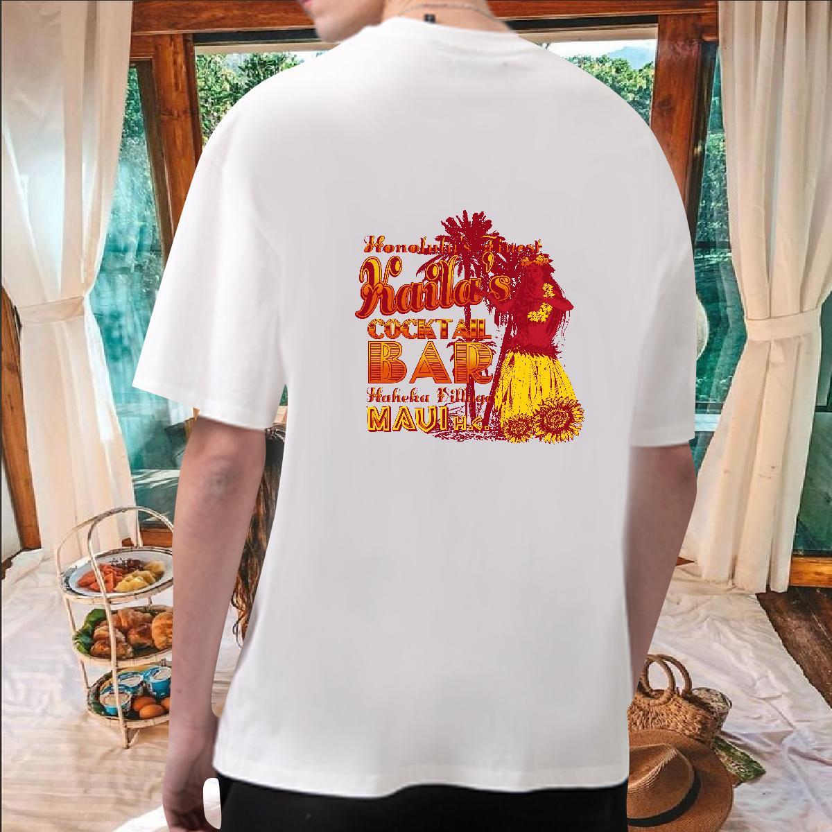 Custom T shirt 230g Pure Cotton flower Daily Outfit Tee Shirt Breathable Short Sleeve Wholesale Men Tees Plus Size Cartoon