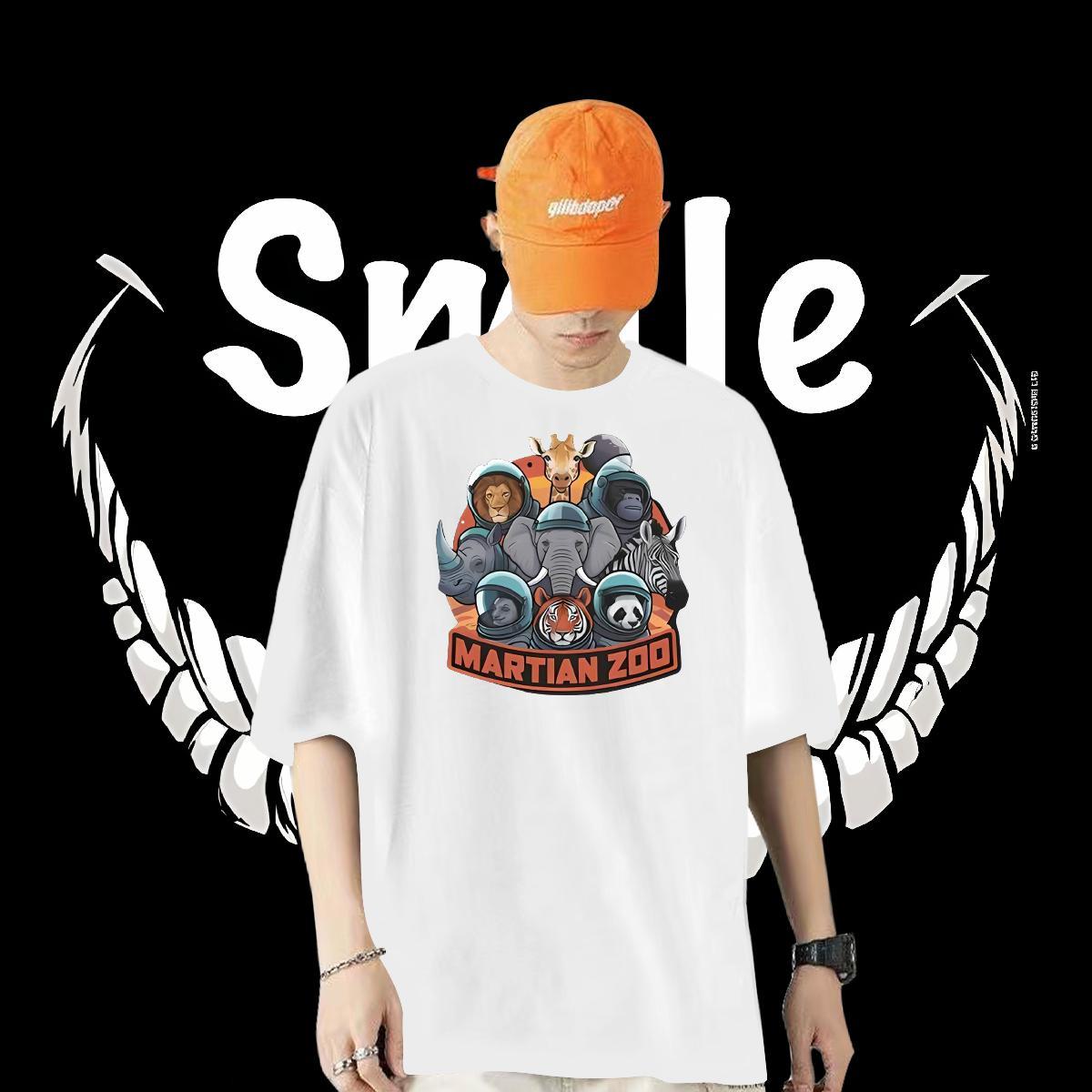 2024 Designer T-Shirts 230g Pure Cotton Casual Tops Tees Breathable Short Sleeve Comfortable Mens Tshirts Custom Printed