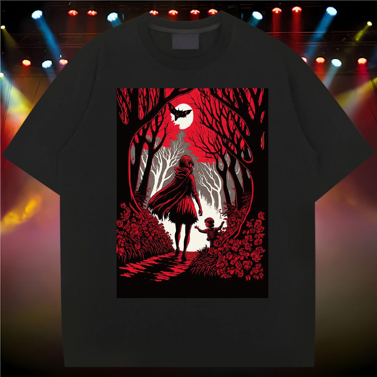 Casual New Men T Shirts 100% Cotton 230g wolf Hip Hop Street Tshirts Breathable Short Sleeve TOP Quality Men Tees Custom Big Size