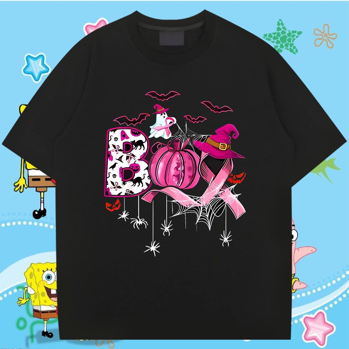 Custom T shirt 230g 100% Cotton halloween Casual Tshirts Breathable Crew Neck Cool Men Tees Custom Anime