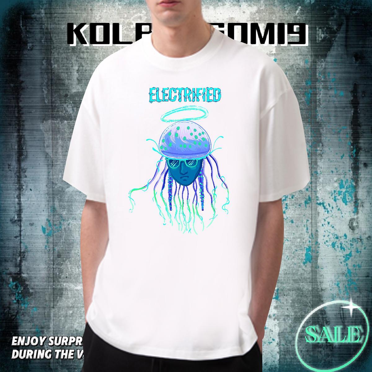 Unisex Men Clothes T-Shirt 100% Cotton 230g Beach ET Oversized Breathable Crew Neck Fashion Designer T-Shirts for Men Wear