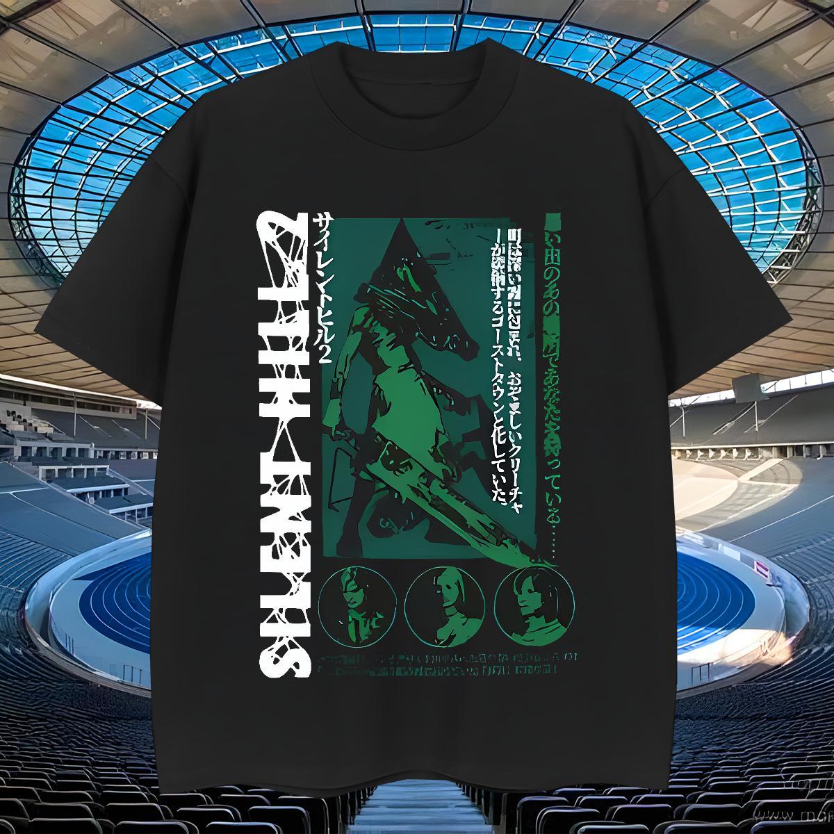 Loose Men Tees 100% Cotton 230g horse Mens T Shirts Sport Pure Cotton Plus Size Cartoon DIY Customized Clothes