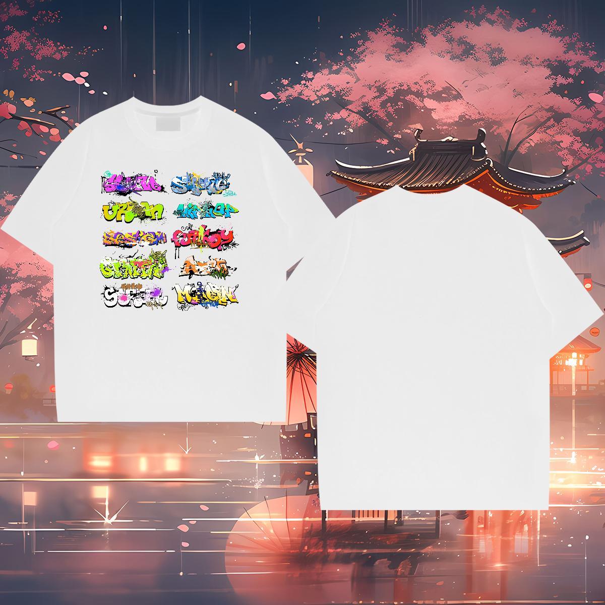 T shirt 230g Cotton icon Street Wear Breathable Short Sleeve Oversized 4XL Tshirt for Man Woman Designer Soft Top Tees