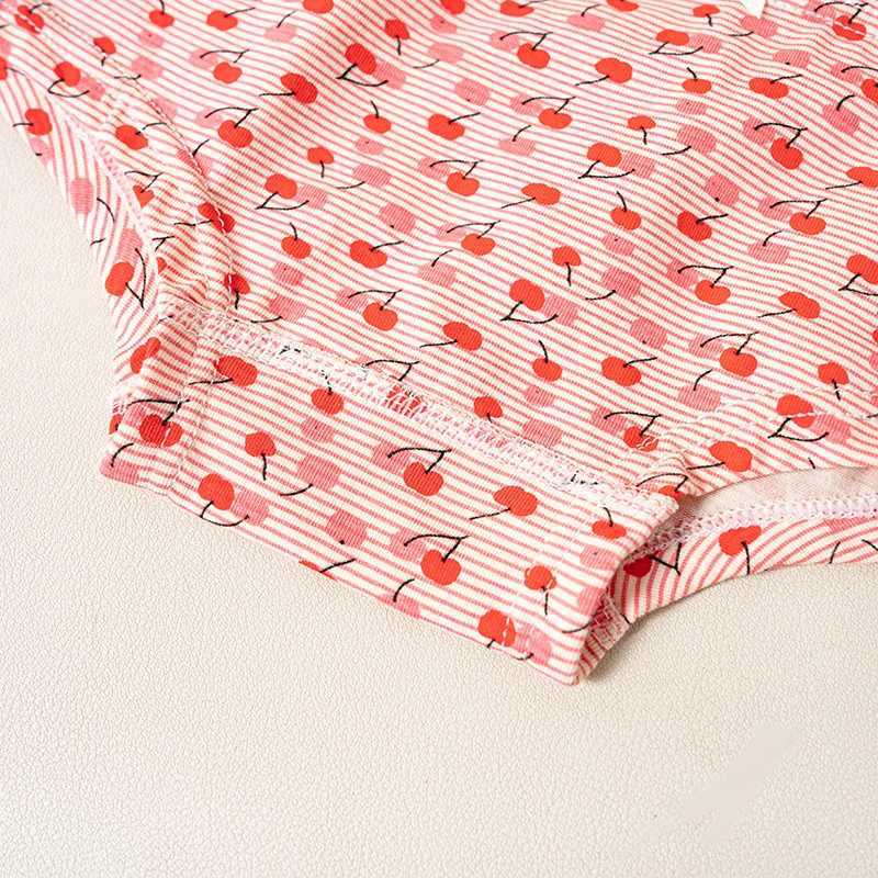 The girls are wearing cotton underwear and 4 packs of big childrens cotton shortsW240715