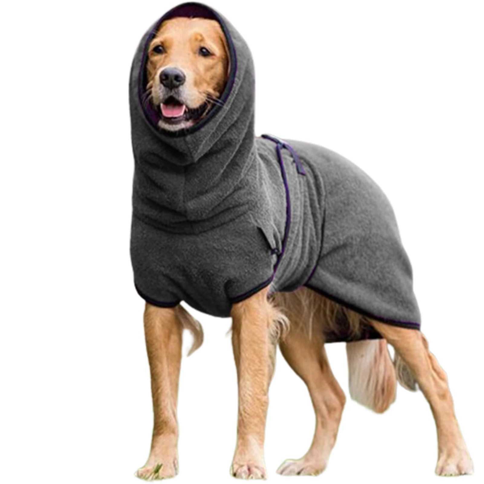 Bath Towel Super Absorbent Dog Warm Clothing Ultra Soft Dog Drying Robe Microfibre Puppy Grooming Shower Towel Pet Accessories Y240806