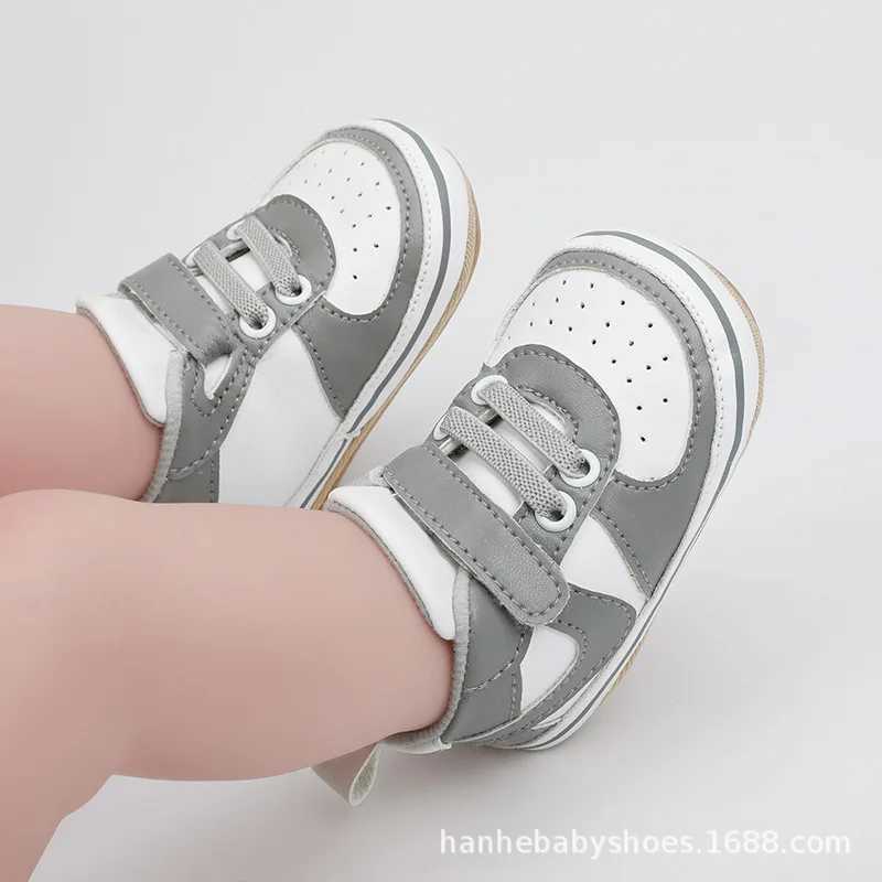 First Walkers Baby Shoes Classic Striped Toddler Sneakers Newborn Non-slip Rubber Sole Baby Boy Girl Shoes First Walker Crib Shoes H240805
