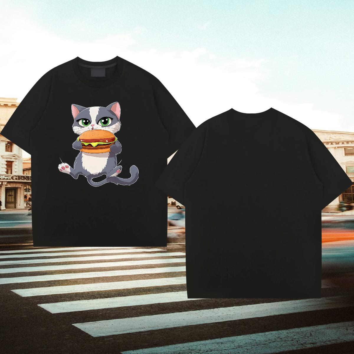 Fashion Casual T Shirts Men 230g 100% Cotton Summer Casual Tops Shirt Short Sleeve O-Neck Loose Men Tees Custom Printing
