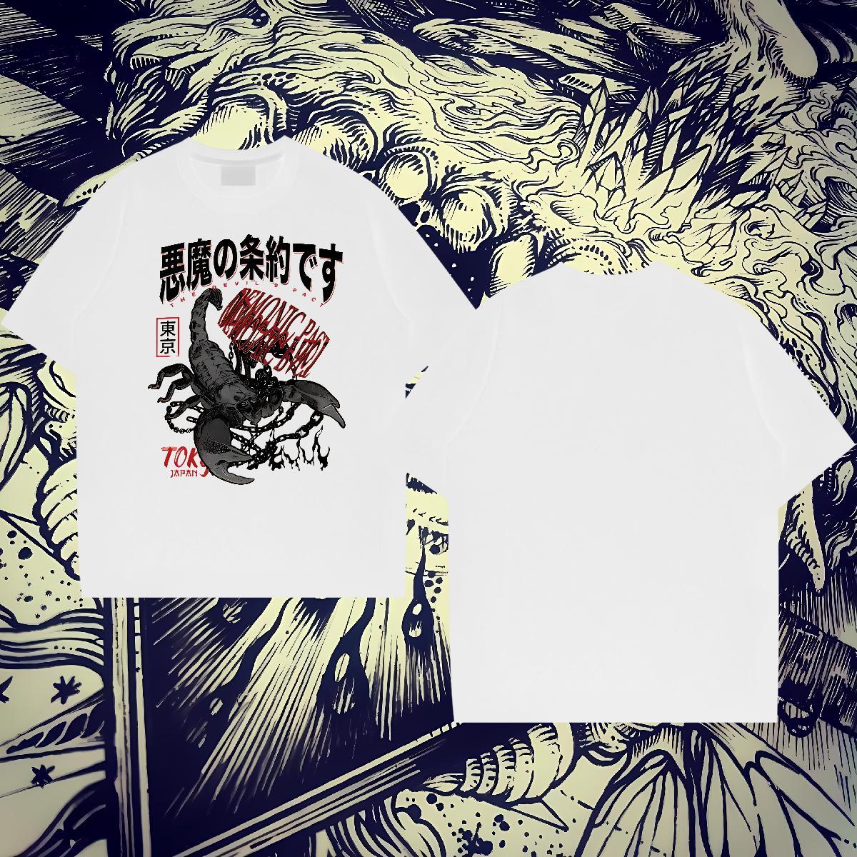 Classic Tshirt for Man Woman 230g 100% Cotton Street DIY Crew Neck Fashion New T-Shirts Clothings