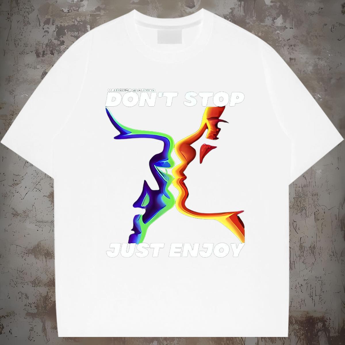 T-Shirts 100% Cotton 230g icon Hip Hop Crew Neck DIY Logo Oversized Tshirt for Man Woman Designer Cool Design Top Tees