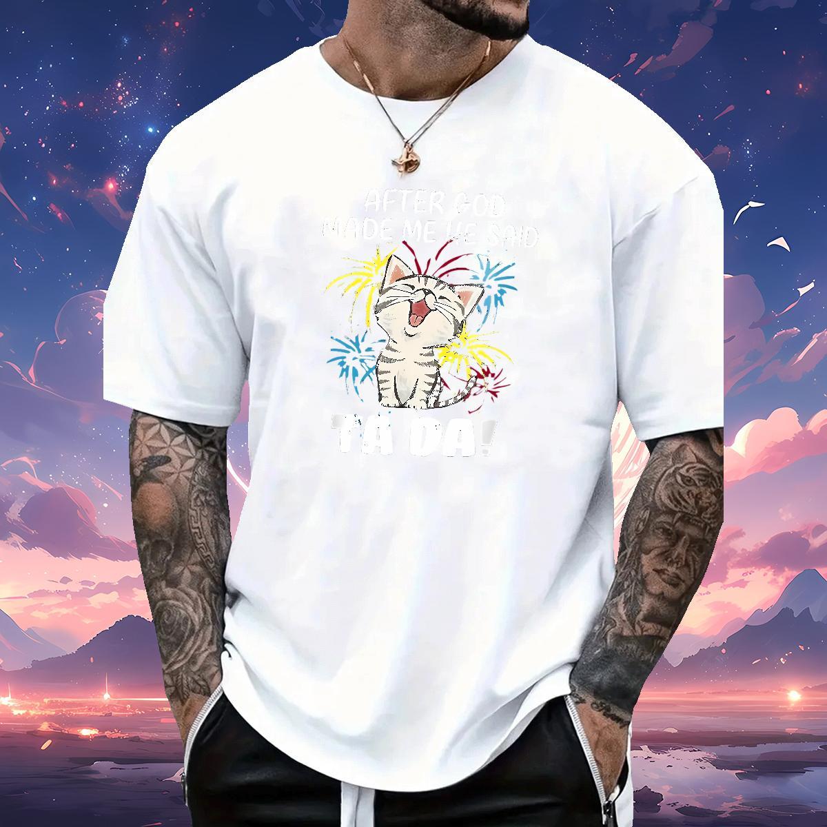 Designer Mens T Shirts 230g Pure Cotton cute Street Tops Short Sleeve Soft Comfortable Mens Tshirts Cartoon Printing L-4XL