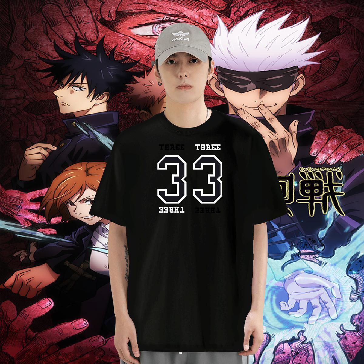 Casual New T-Shirts letter Wear 230g Pure Cotton Sport Loose Fit Cartoon Print Breathable Crew Neck Men Tshirts