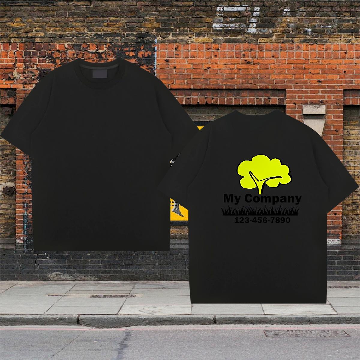 2024 Designer T Shirts Men 100% Cotton 230g tree Home Outdoor Tee Shirt Breathable Short Sleeve Popular Men Tees Custom Printing