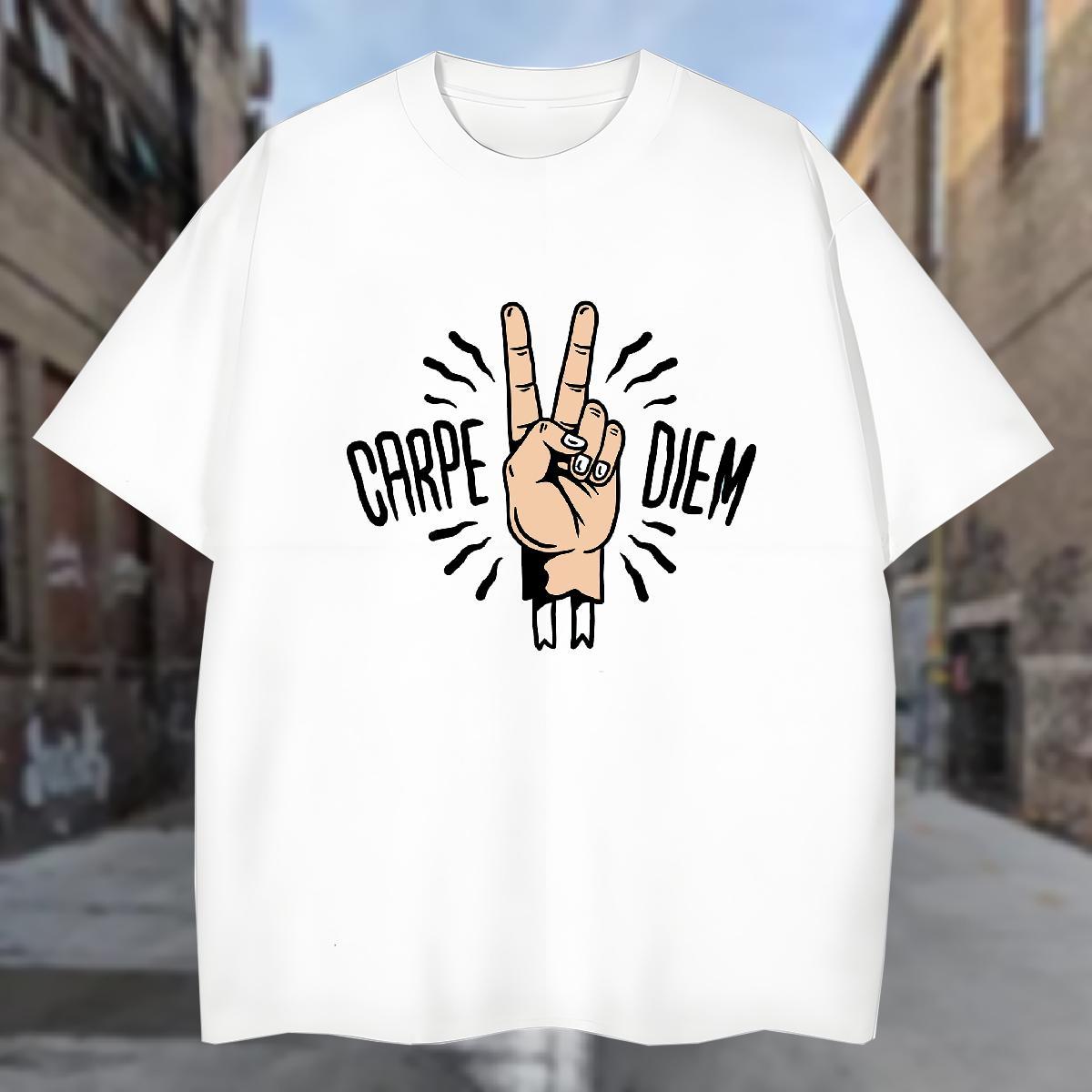 Man T Shirts 230g Pure Cotton hands Street wear Hip Hop Breathable Short Sleeve DIY Printed Men Clothes T-Shirt Custom Wholesale Tops