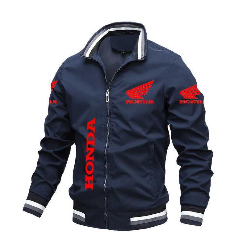 Men's Jackets Honda Red Wing HRC Racing Print Men Women Jacket Windbreaker 2024 Autumn Outerwear Loose Motorcycle Bike Coats z240806