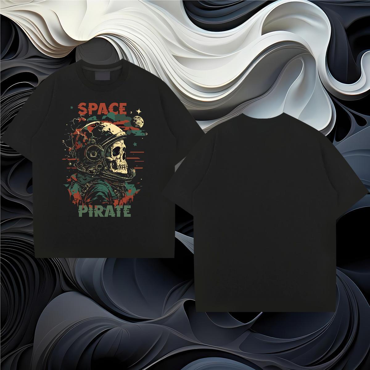 Man T Shirts 230g Pure Cotton universe Sports Casual Round Neck Short Sleeve Asian Size Mens Tshirts Wholesale High Quality Tops Tees