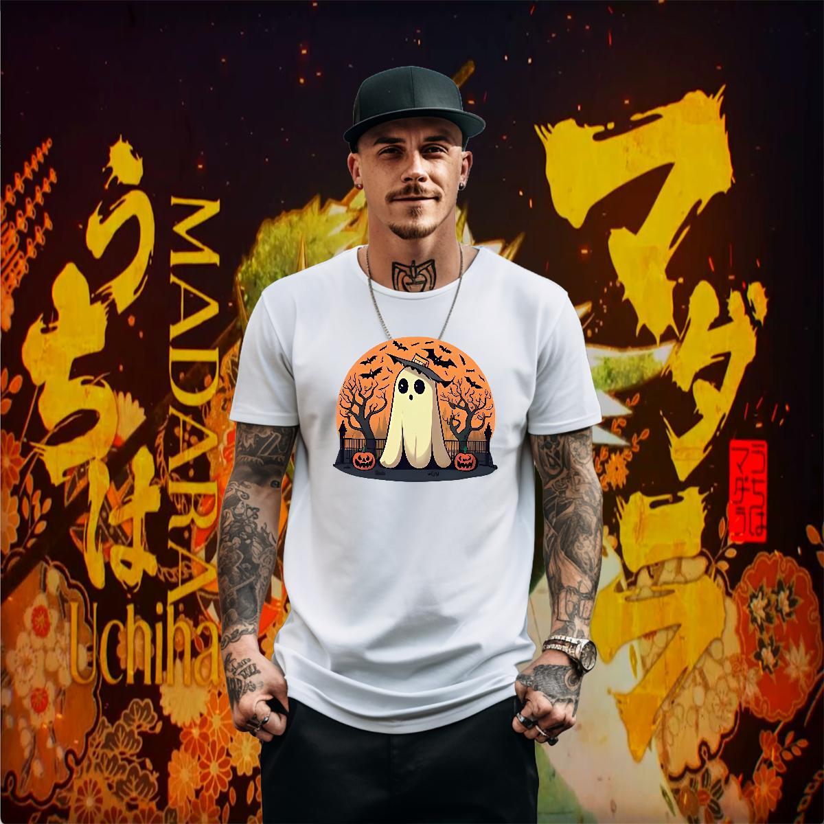 Factory Direct Men T Shirts 230g 100% Cotton halloween Beach Top Tees Crew Neck Breathable Cool Men Clothes T-Shirt Custom Cartoon