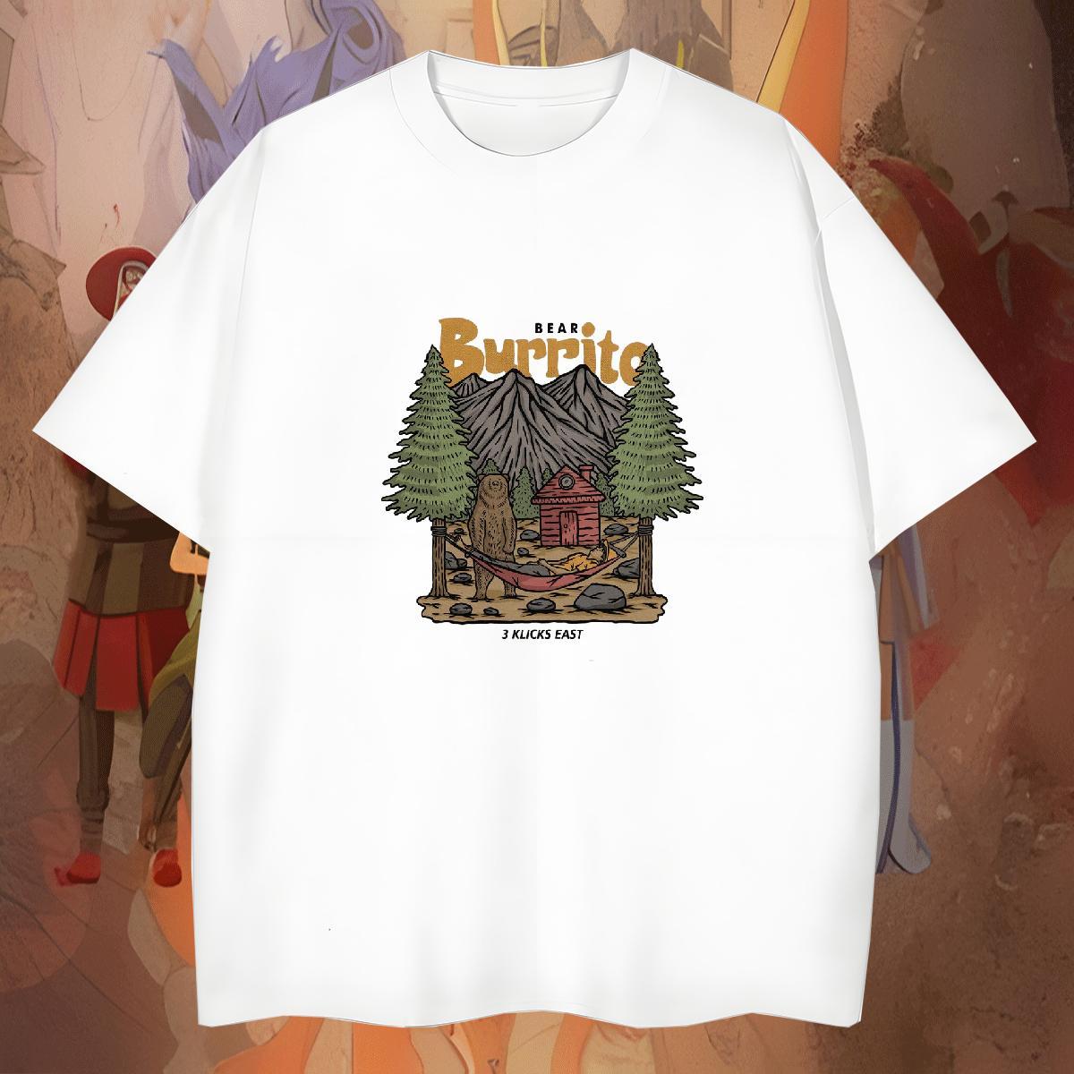 Designer Men Tshirts 230g Pure Cotton Casual Daily Wear mountains Plus Size Custom Short Sleeve Soft Classic Casual T shirt Tees