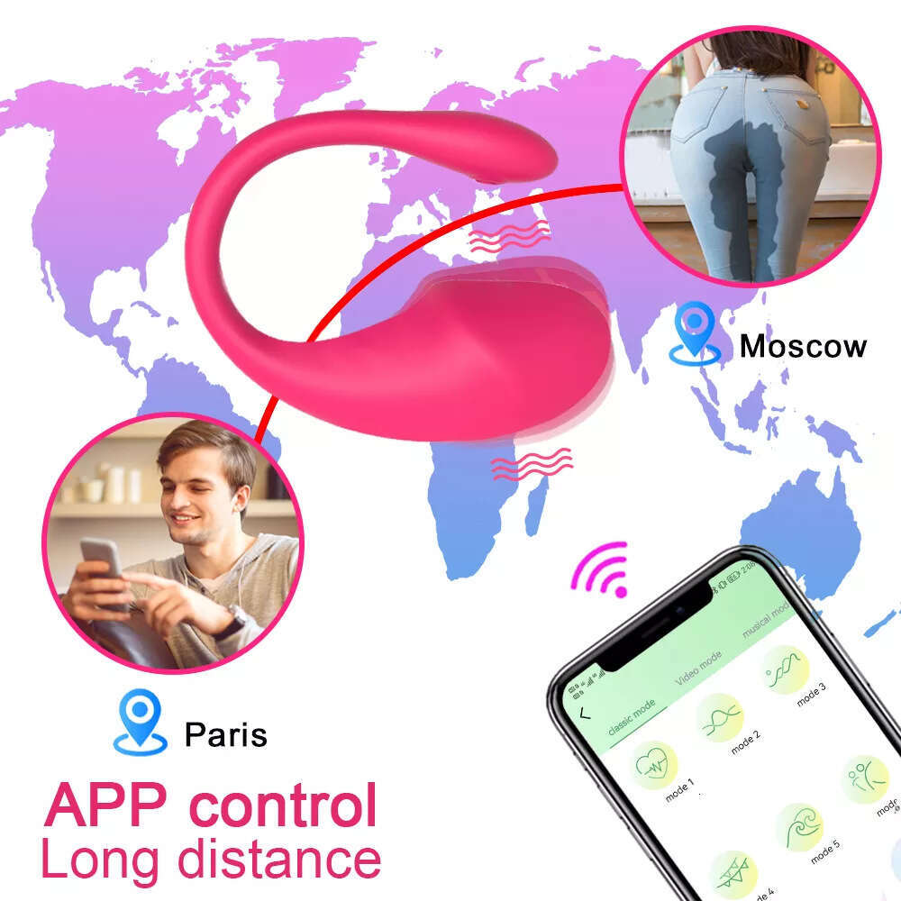 Hot-Selling APP wireless remote wearing small shark egg jumping vibrator application vibrator jumping egg