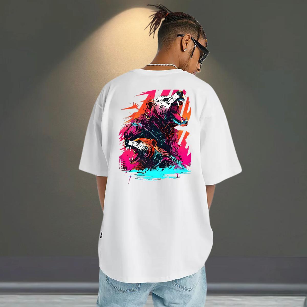 New Man T Shirts 100% Cotton 230g Hip Hop Street Tees Shirts Crew Neck Breathable Cool Design Tshirt for Man Woman Custom Print Plus Size