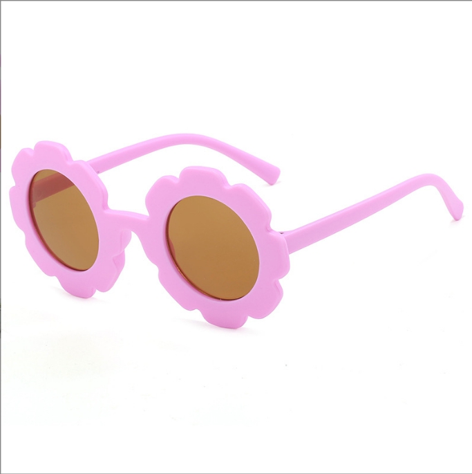 New Baby Children Round Flower Eyewear Summer Toddler Kids Sun Glasses Boys Girls Student Sunglasses Z260305