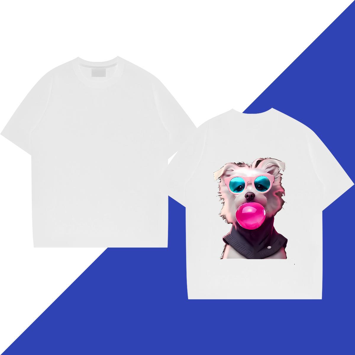 Stylist Men T Shirts 230g 100% Cotton Hip Hop Street Tee Shirt Breathable Soft Designer Men Tops Tees Custom Anime