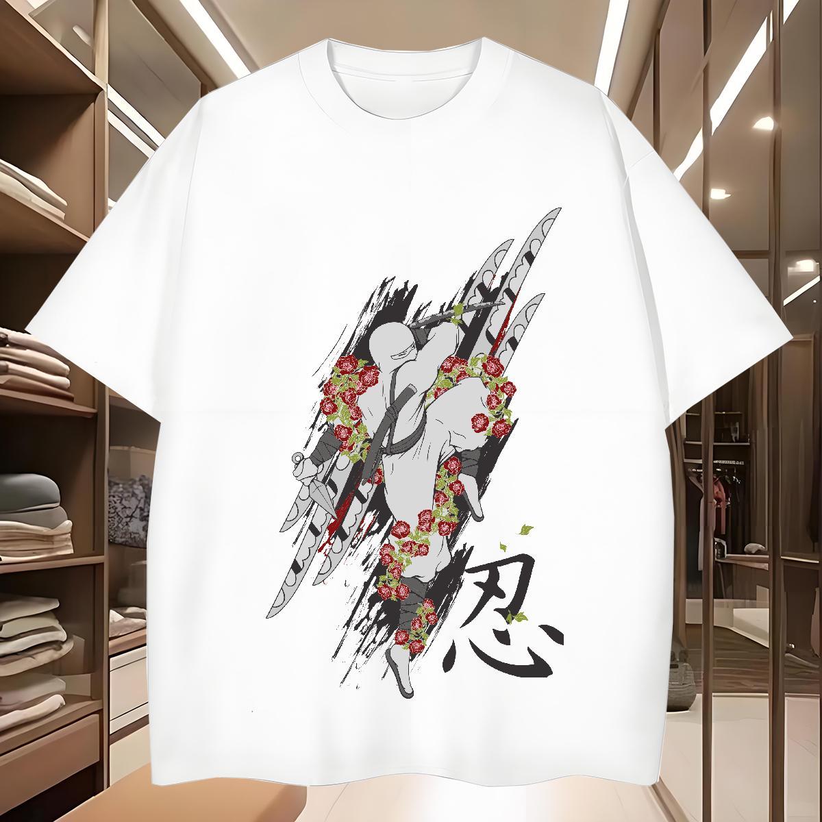 T Shirt For Man 230g Pure Cotton icon Beach Crew Neck Breathable DIY Printed Mens Tshirts Casual New High Quality Tee Shirt