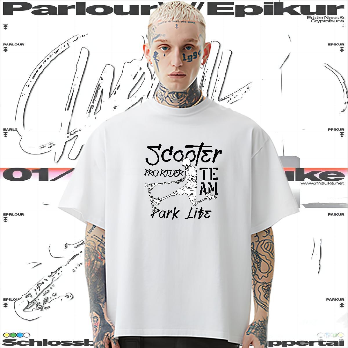 2024 Designer Mens T Shirts logo Tops Tees 230g 100% Cotton Hip Hop Street Loose Fit Custom Anime Breathable Crew Neck Mens Tshirts