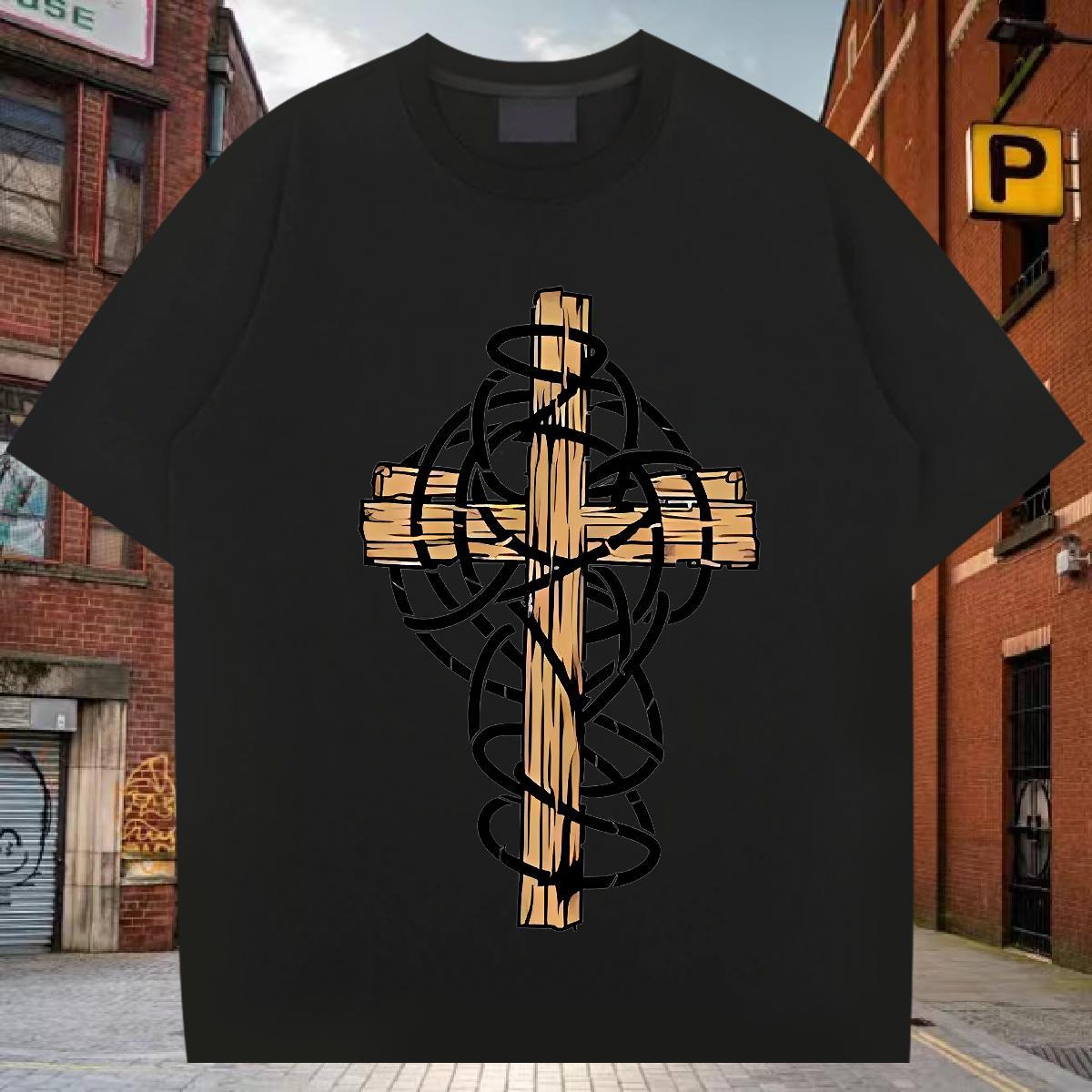 Man T Shirts 230g 100% Cotton icon Beach Short Sleeve Soft Cartoon Print Men Tees Stylist Designer Tshirts