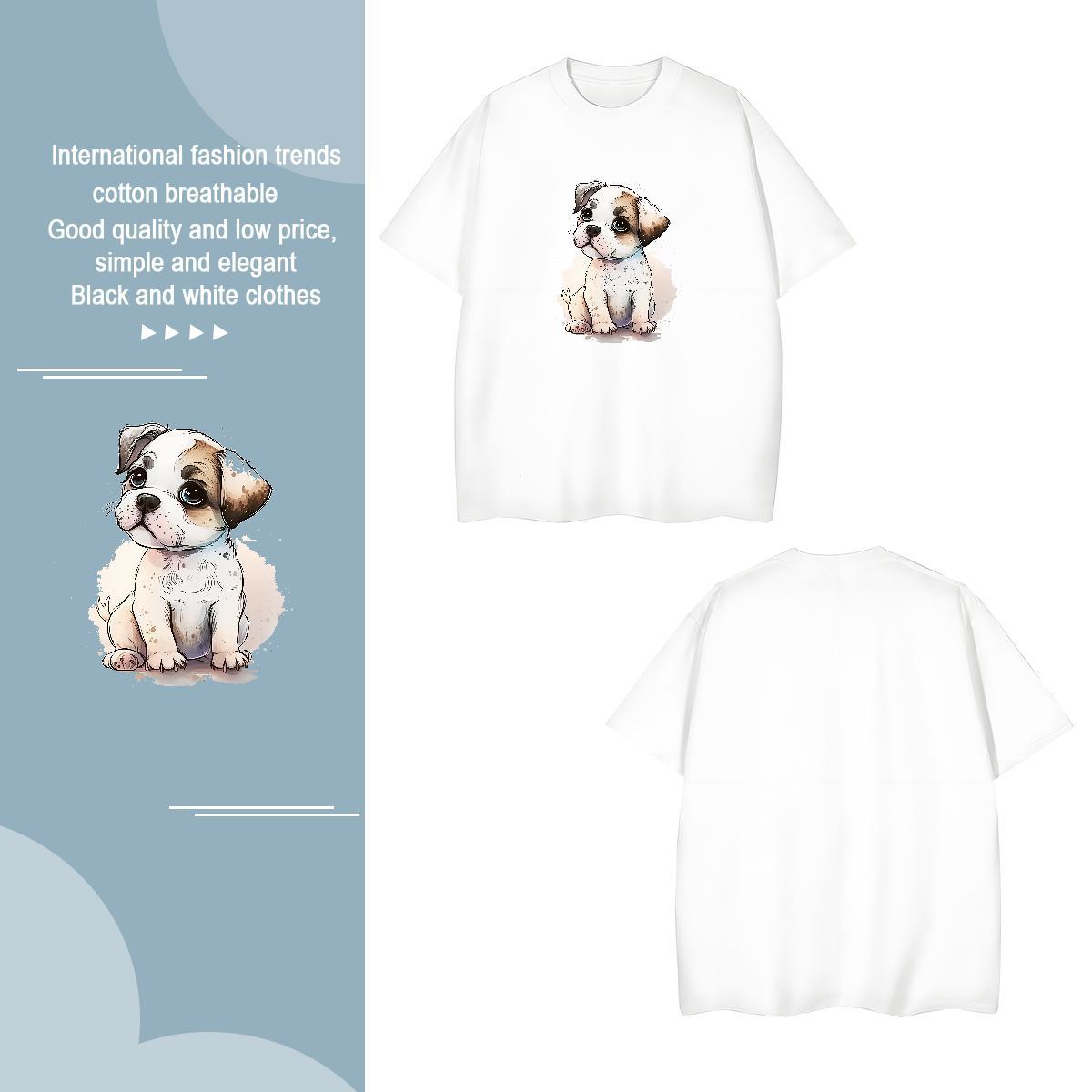 Wholesale Tshirt for Man Woman 230g 100% Cotton T Shirt For Man Casual Breathable Short Sleeve Floral Print New Designer Tops Tees