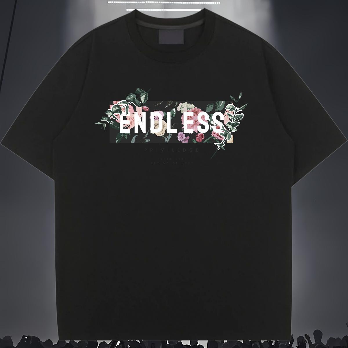 Wholesale Womens T Shirts Breathable Soft Lady T shirt Cartoon Anime flower Sports Casual 230g Cotton New Arrival Top Shirts