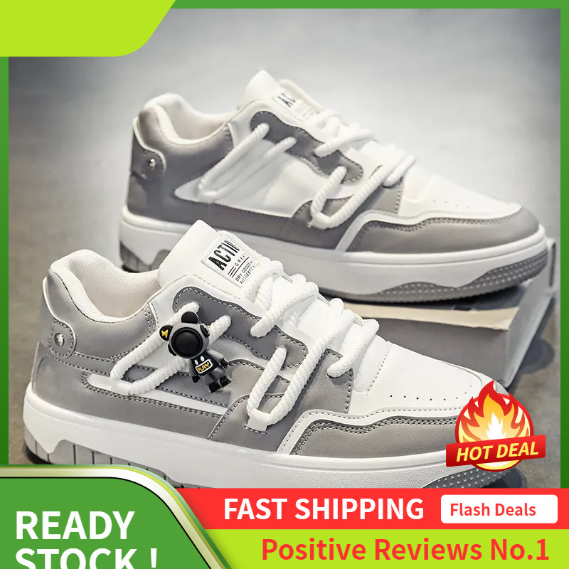 Ddmyoutdoor Men Casual Autumn Ot Sale Cricket New Athleisure Versatile Trendy White Shoes Grey Free Shipping Outdoor