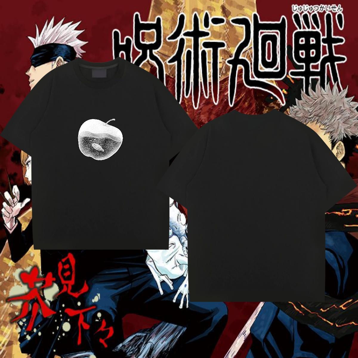 New T-Shirts for Men 230g Pure Cotton fish Summer Casual Tee Shirt Breathable Short Sleeve TOP Quality Men Clothes T-Shirt Cartoon Print