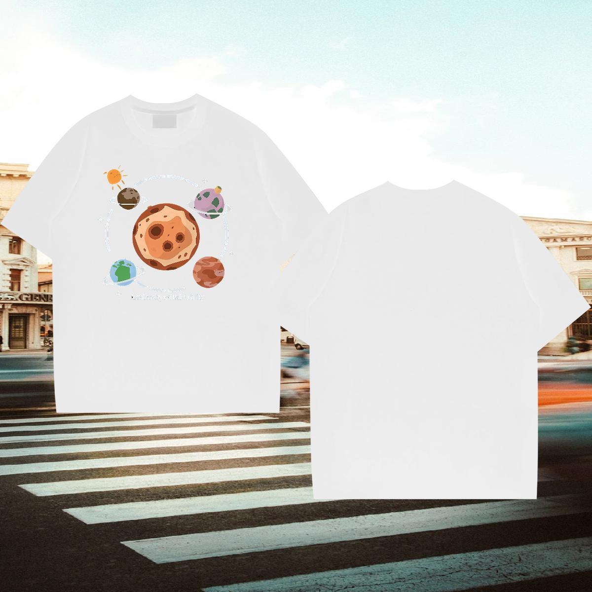 Brand Mens Tshirts 100% Cotton 230g Casual star Oversized 4XL O Neck Short Sleeves Designer Man T Shirts Tees