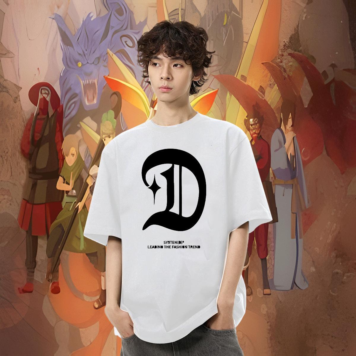 Cool Design Men Clothes T-Shirt 100% Cotton 230g Daily Outfit letter Custom Big Size O-Neck Short Sleeve Stylist Mens T Shirts Tops