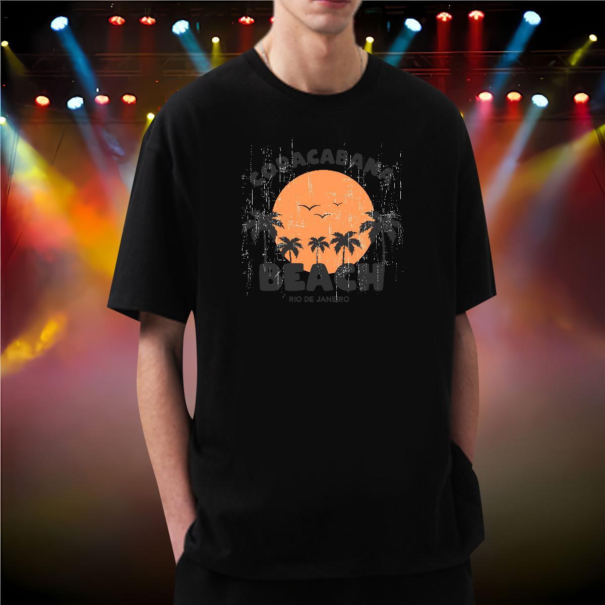 Men T Shirts 230g 100% Cotton tree Street Wear O Neck Short Sleeves Cartoon Print Men Tees DIY Customized High Quality Clothings