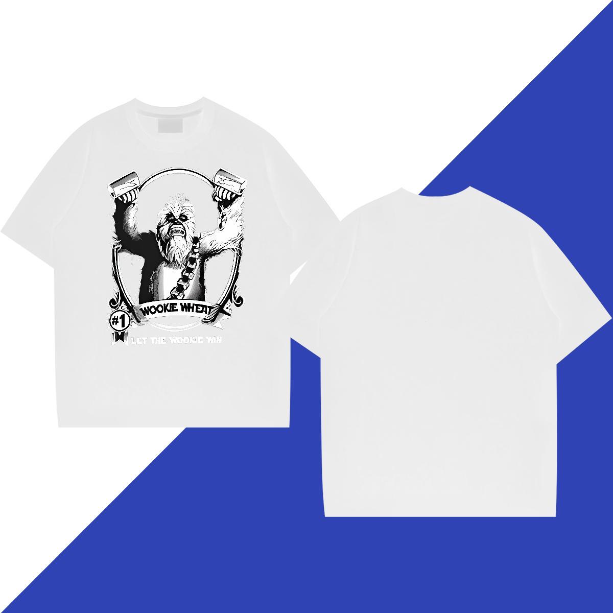 Comfortable Men Tops Tees 100% Cotton 230g Street wear Hip Hop orangutan DIY Logo Oversized Breathable Crew Neck New Arrival Mens T Shirts Top Tees