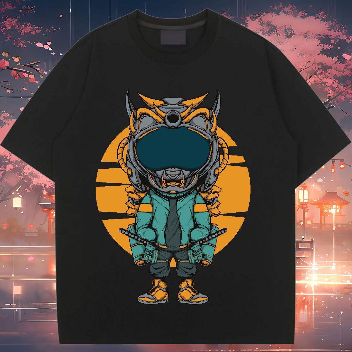 Lady Womens Tshirts 100% Cotton 230g universe Street Casual T Shirt For Woman O Neck Short Sleeves Anime Tees Shirts