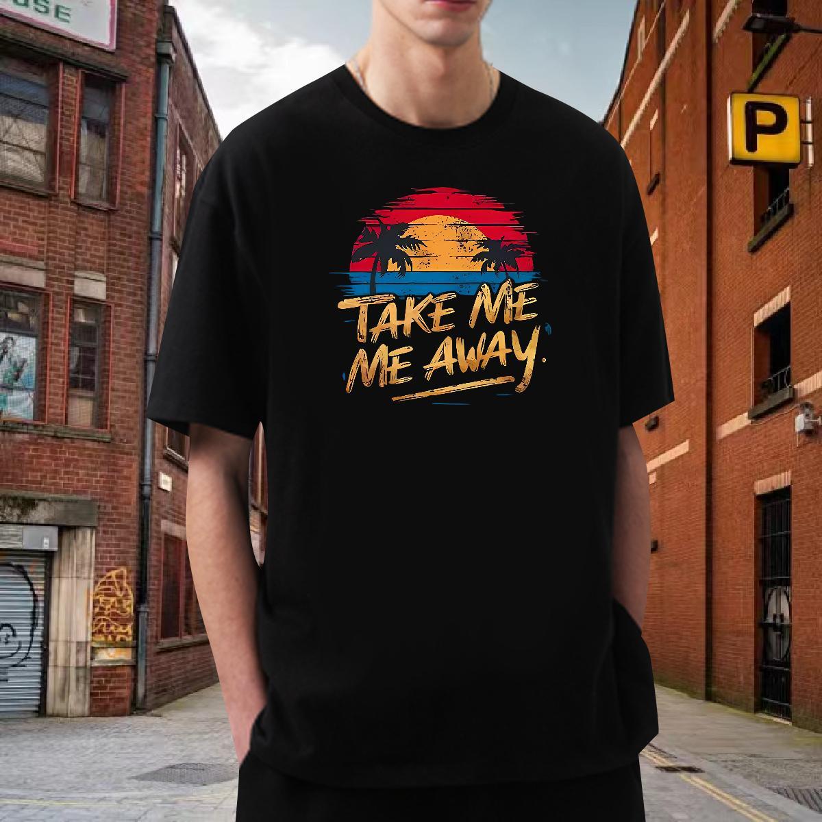 Mens T Shirts 230g Pure Cotton beach Street Round Neck Short Sleeve Cartoon Printing L-4XL Men Clothes T-Shirt Fashion New Free Shipping Top Tees