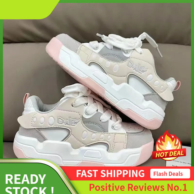 Ddmyoutdoor Men Women Casual Eightened Thick Soled Vintage Style Trend Versatile Comfortable Couple Clunky Shoes Grey Free Shipping Outdoor