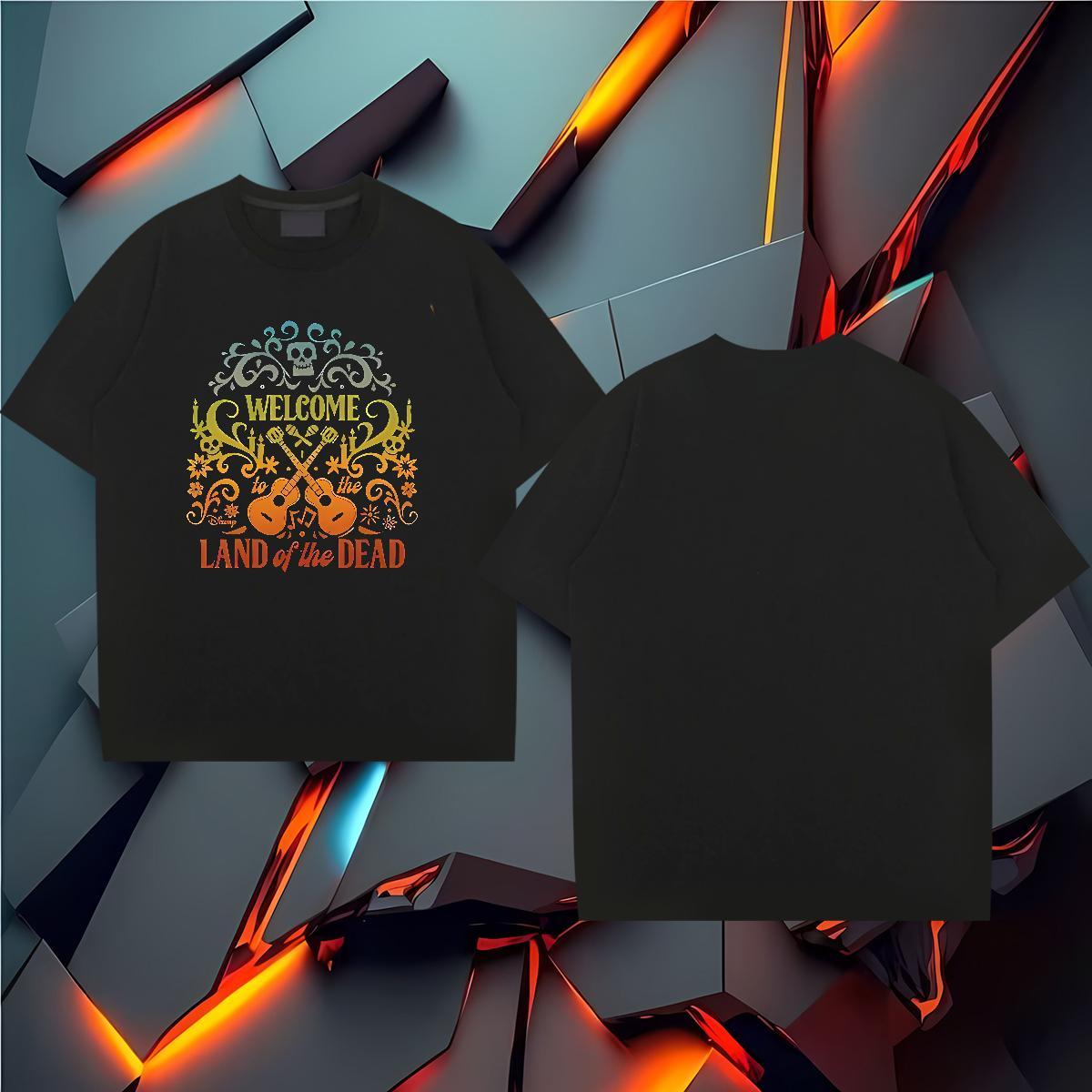 T shirt 230g Pure Cotton halloween Summer Casual Short Sleeve O-Neck Customized Men Tops Tees Designer Soft Wear