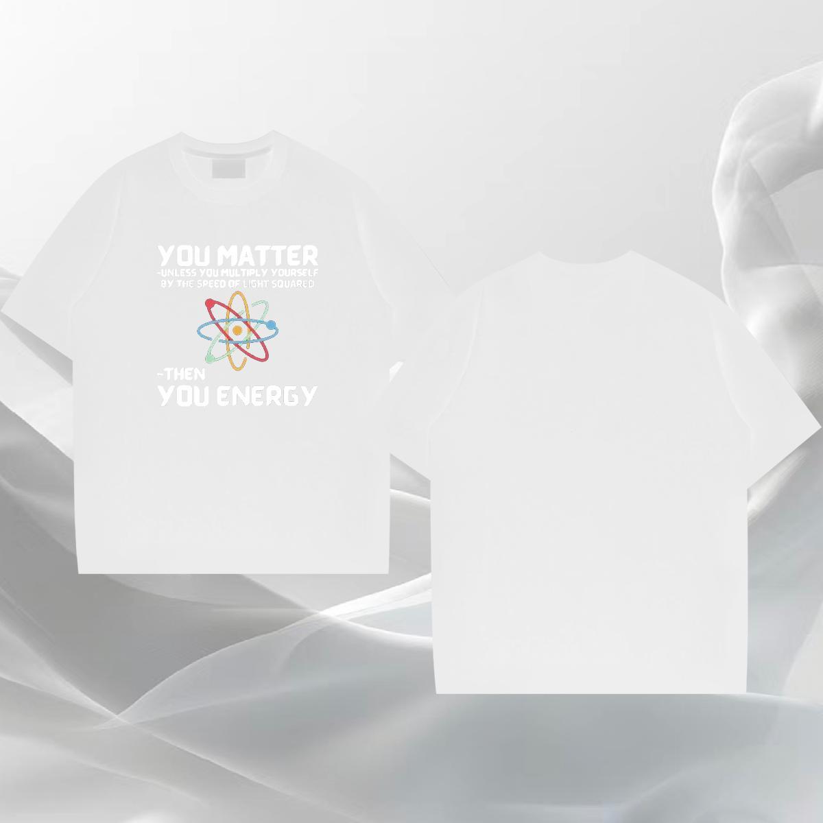 Loose Couples T Shirts 230g 100% Cotton Casual letter DIY Printed Crew Neck Breathable Wholesale Man T Shirts Polos